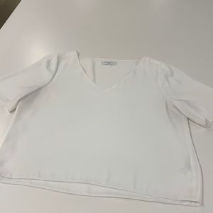Babaton Simple Cropped Blouse